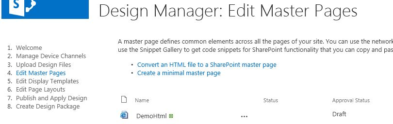 Master Pages in SharePoint