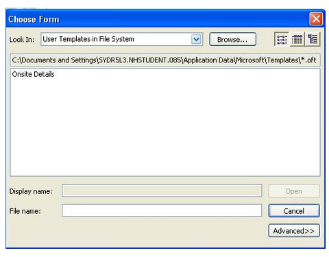 How to create an e-mail template in Outlook