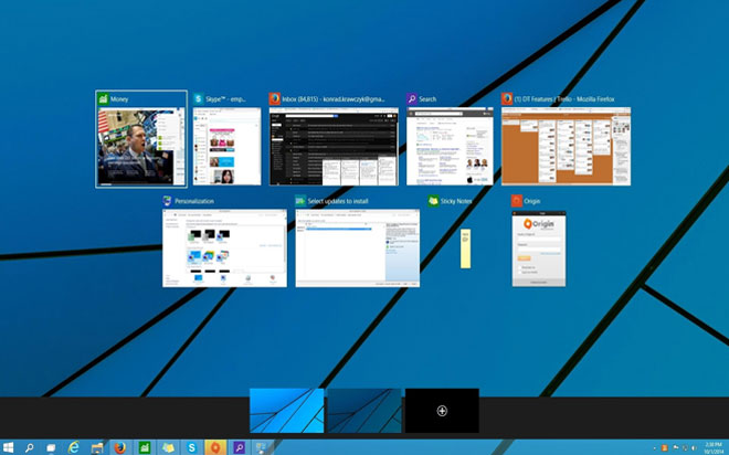 Multiple Desktops in Windows 10 | New Horizons
